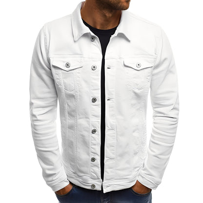 Steven - Veste en denim moderne avec poches pour hommes