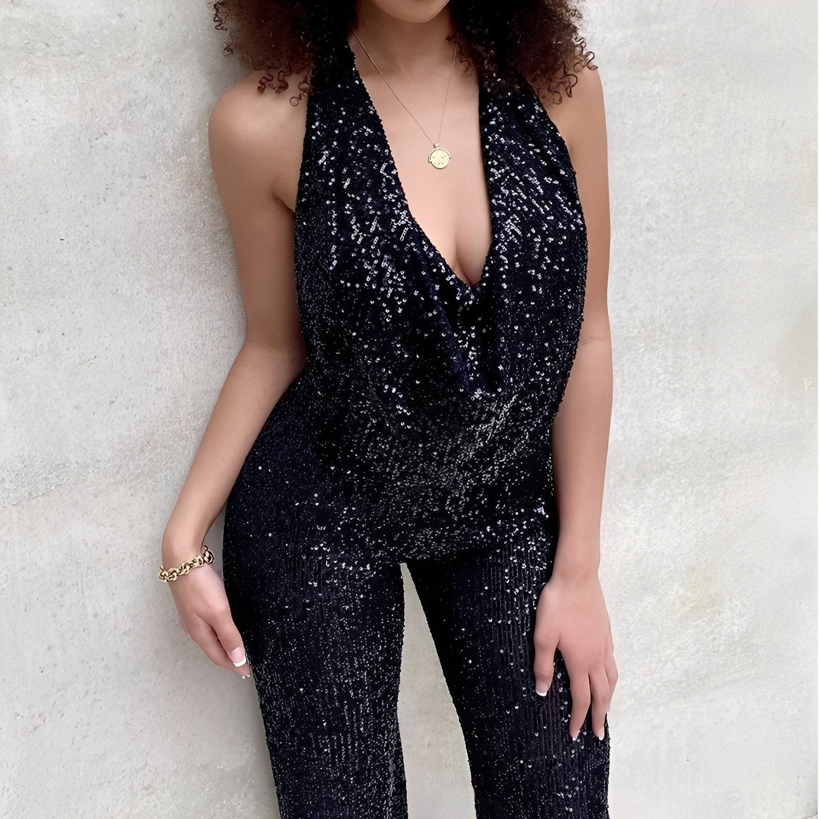 Dorothy - Jumpsuit chic à sequins pour femmes