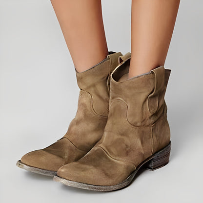 Margaret - Bottines décontractées en cuir pour femmes