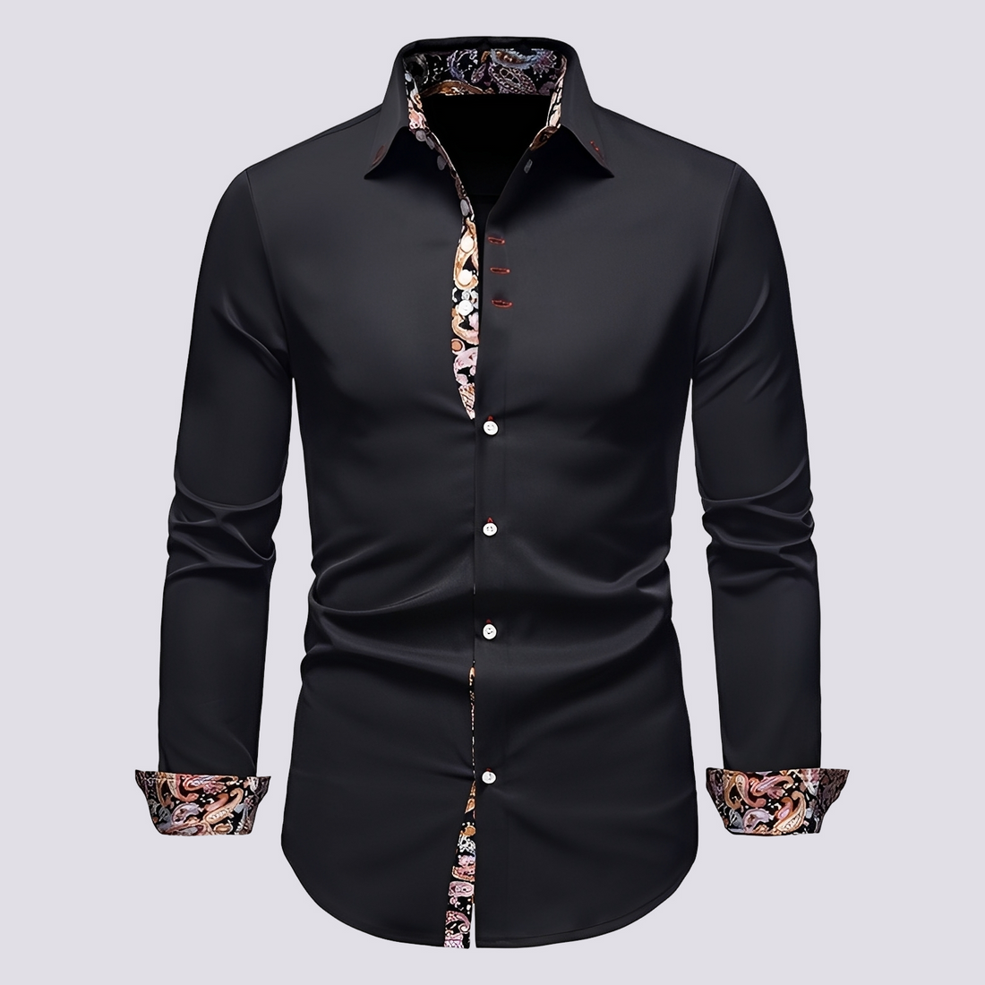 Xander - Chemise à manches longues élégante et moderne pour hommes