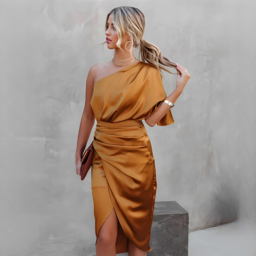 Glaiza - Robe asymétrique élégante pour femmes