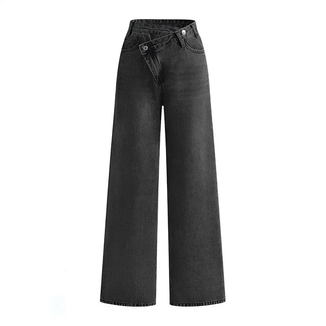 Jolina - Pantalon à la taille asymétrique