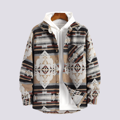 Gerrard - Chemise Vintage Imprimée pour Hommes