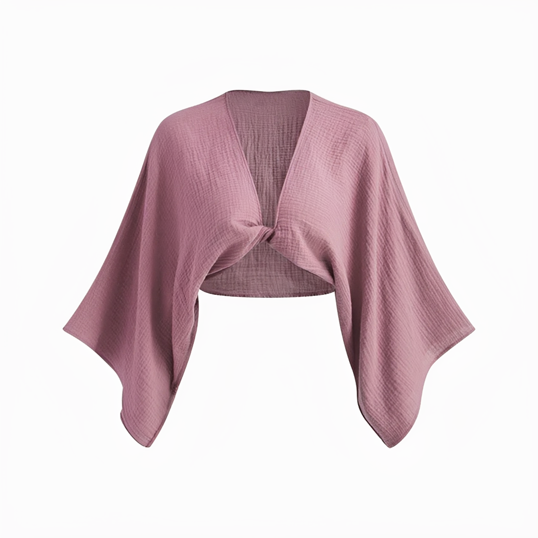 Arabella - Blouse Élégante à Nœud Devant