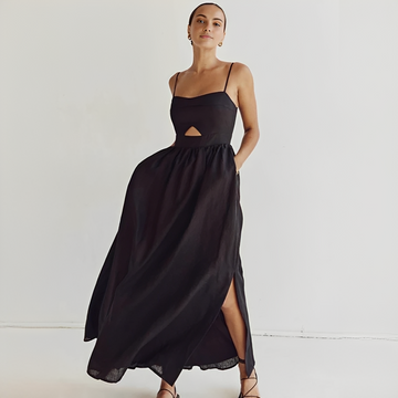 Meadel - Robe longue chic sans manches