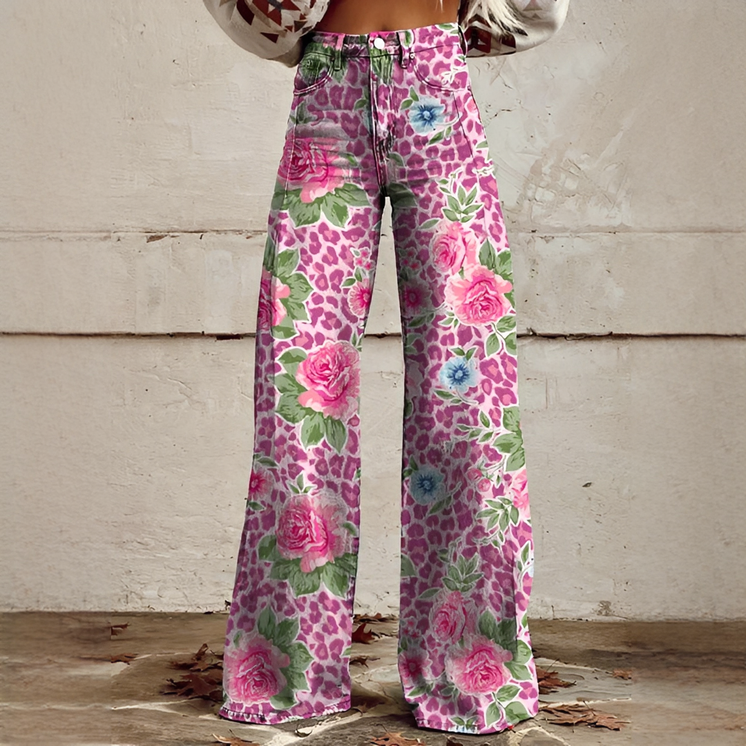 Shannon - Pantalon Large Stylé