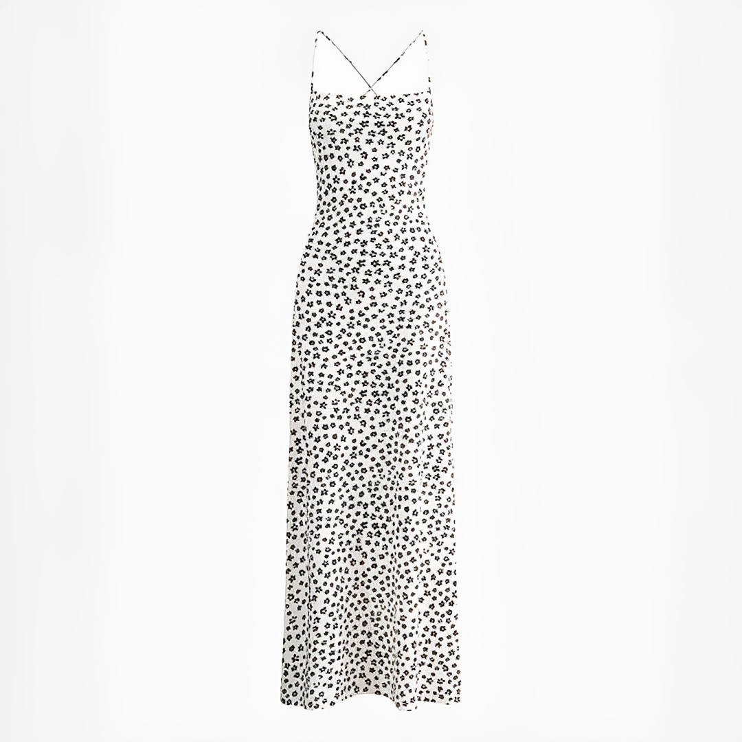 Emily - Robe longue fluide avec bretelles