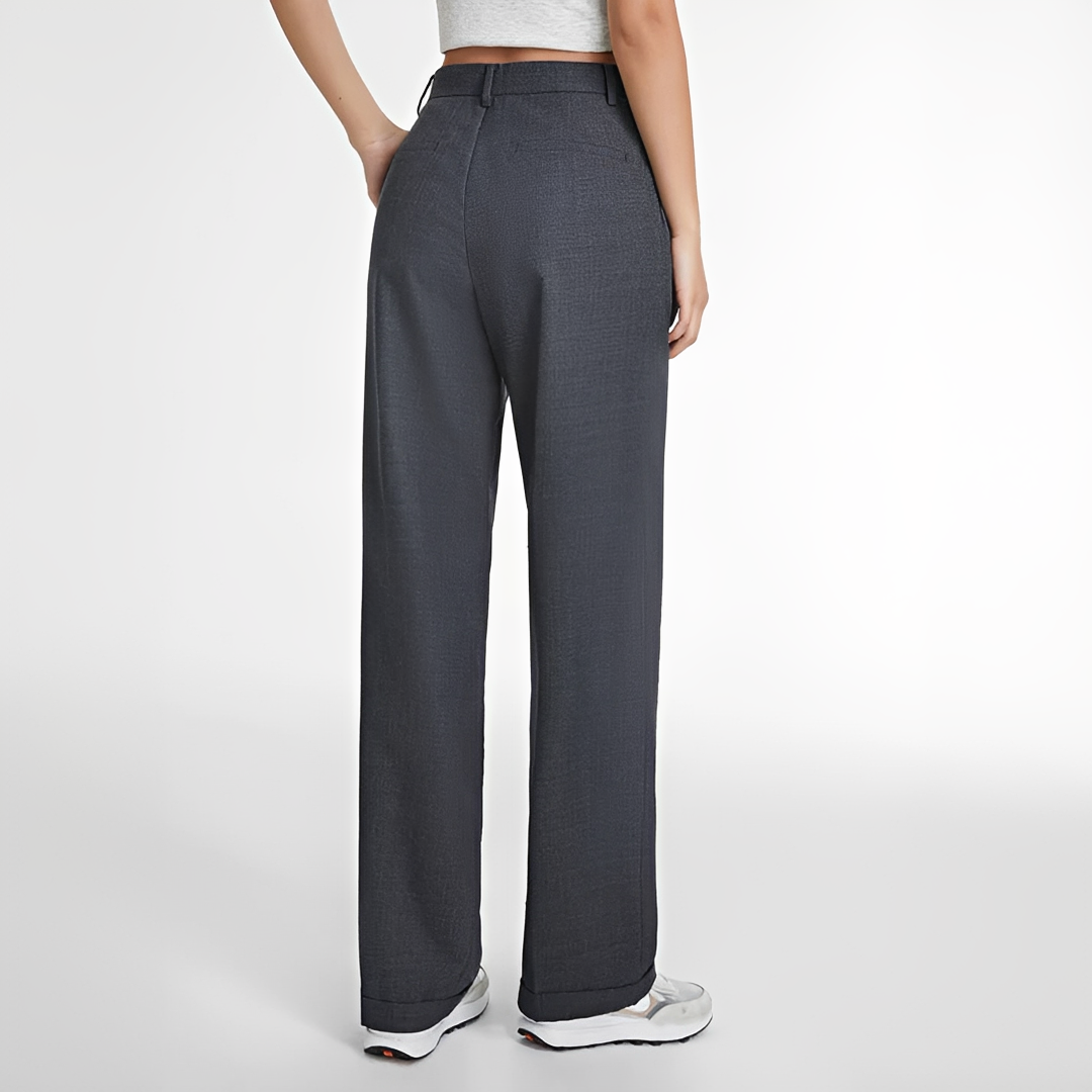 Ailany - Pantalon droit décontracté
