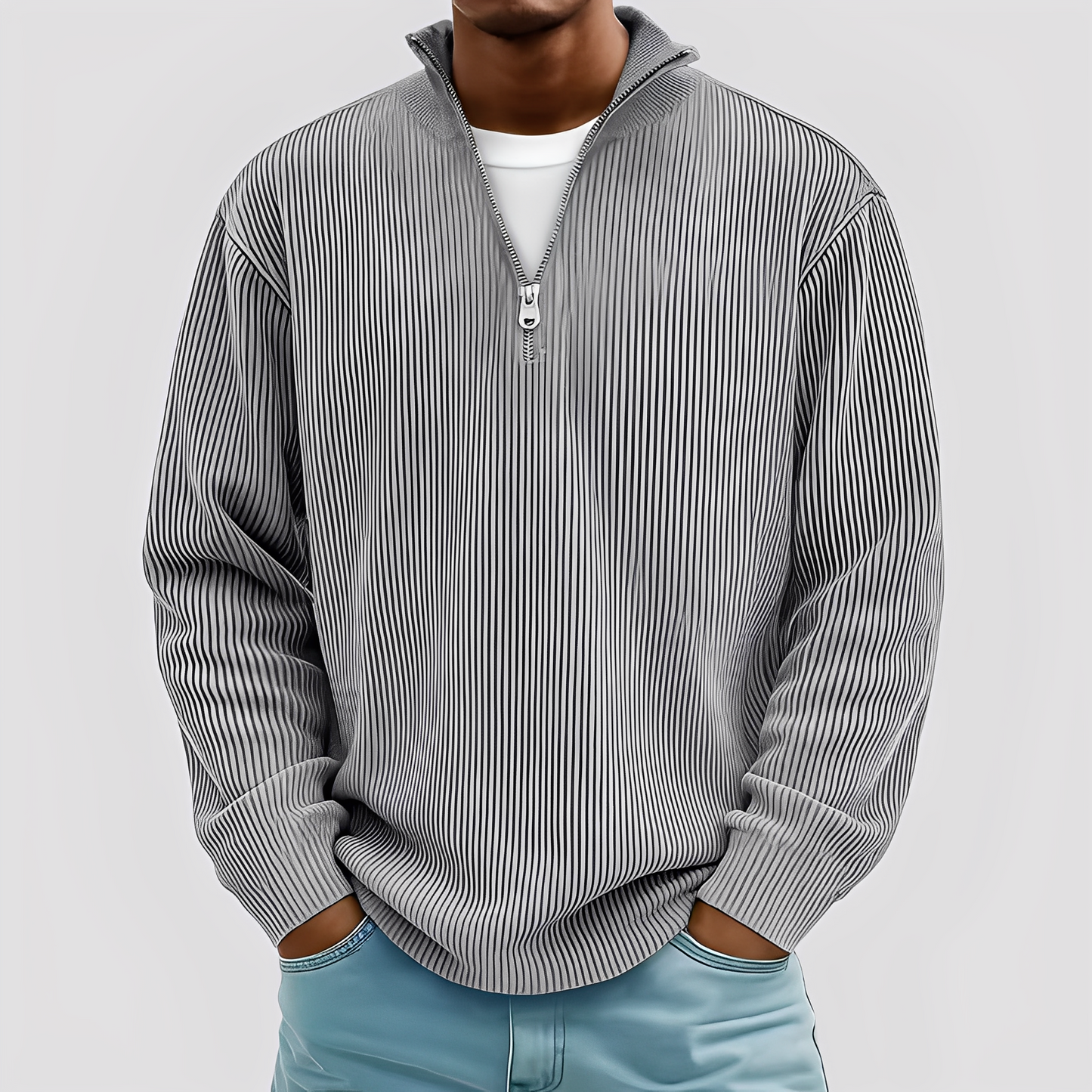 Henry - Moderner und bequemer Herrenpullover, warm