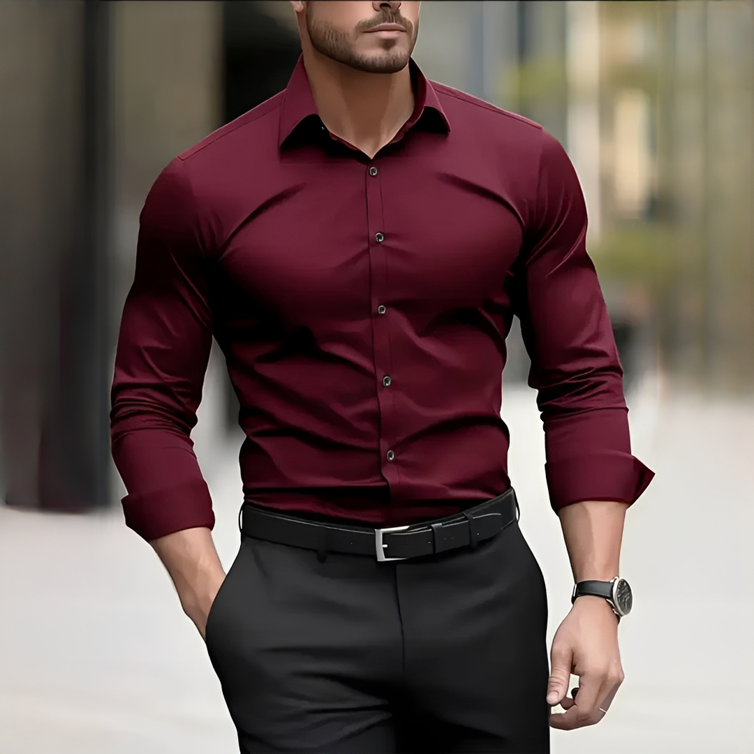 Kervan - Chemise à manches longues respirante pour homme