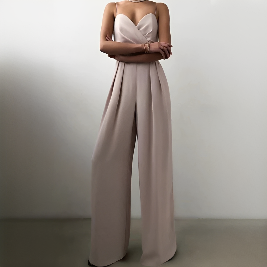 Glysha - Combinaison élégante à jambes larges pour femme