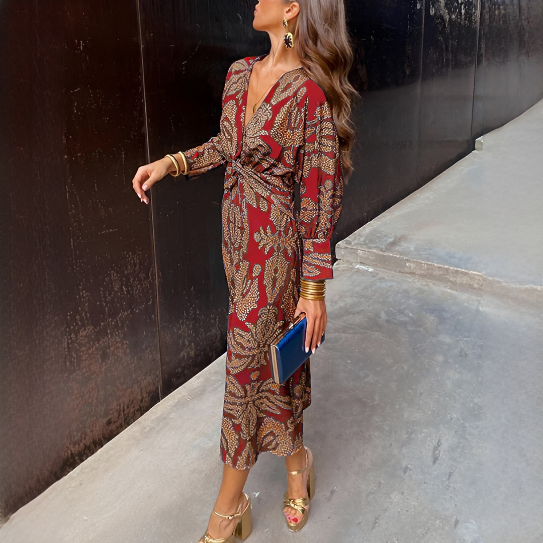 Elsie - Robe longue chic