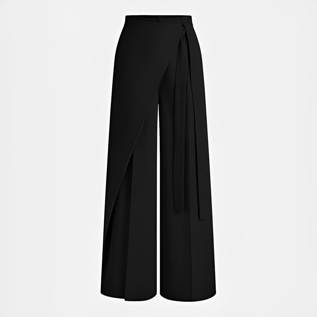 Leilani - Pantalon large asymétrique