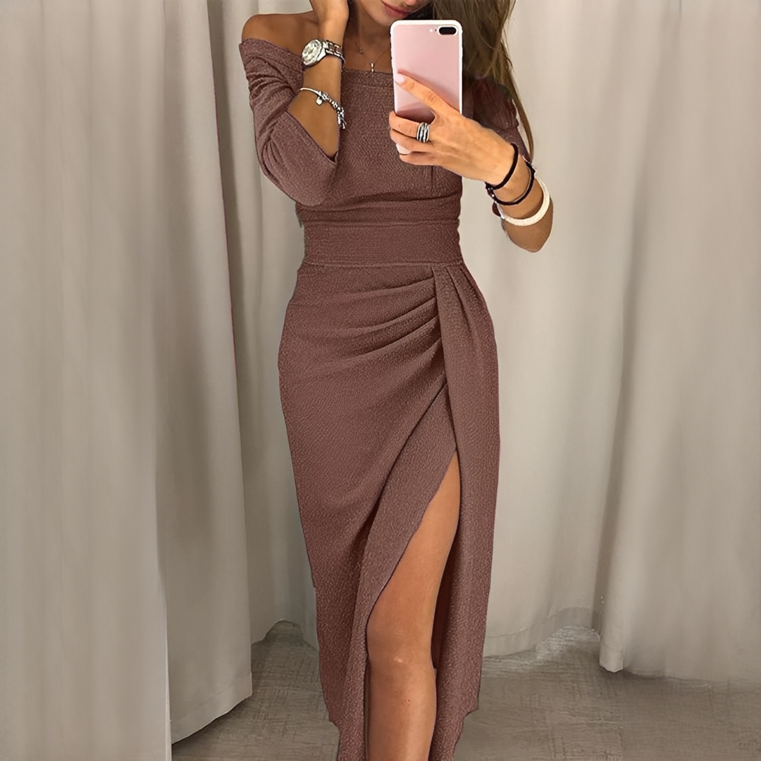 Cristy - Robe élégante à épaules dénudées pour femme