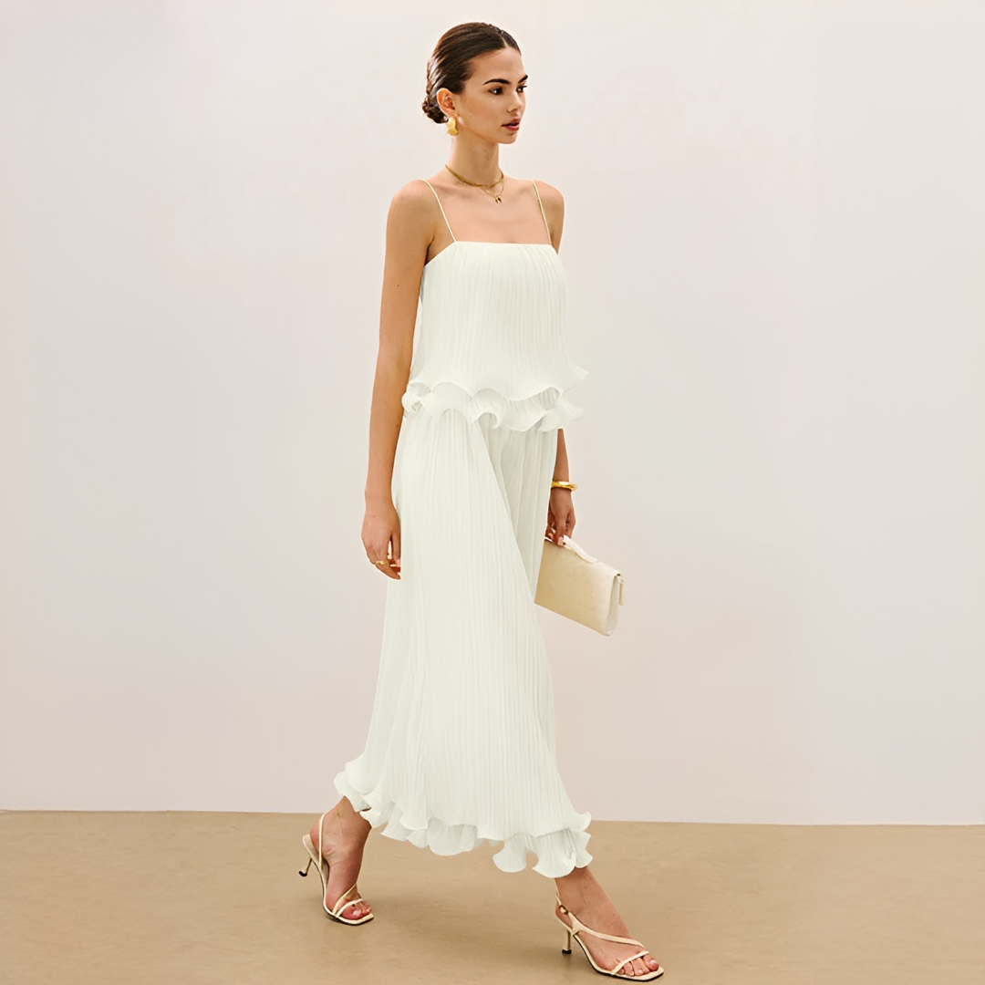 Daphne - Set Élegant de Jupe Plissée