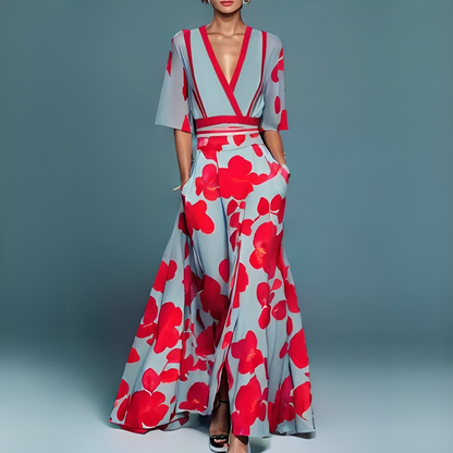 Genesa - Modisches Damenkleid mit kurzen Ärmeln