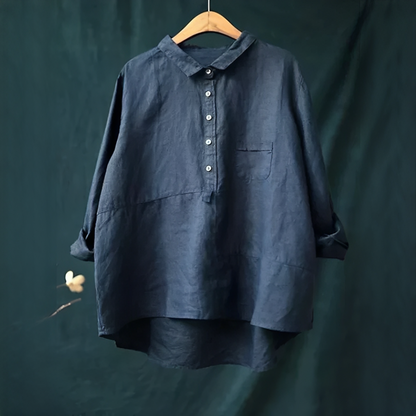 Annalie - Chemise décontractée à manches longues pour femmes