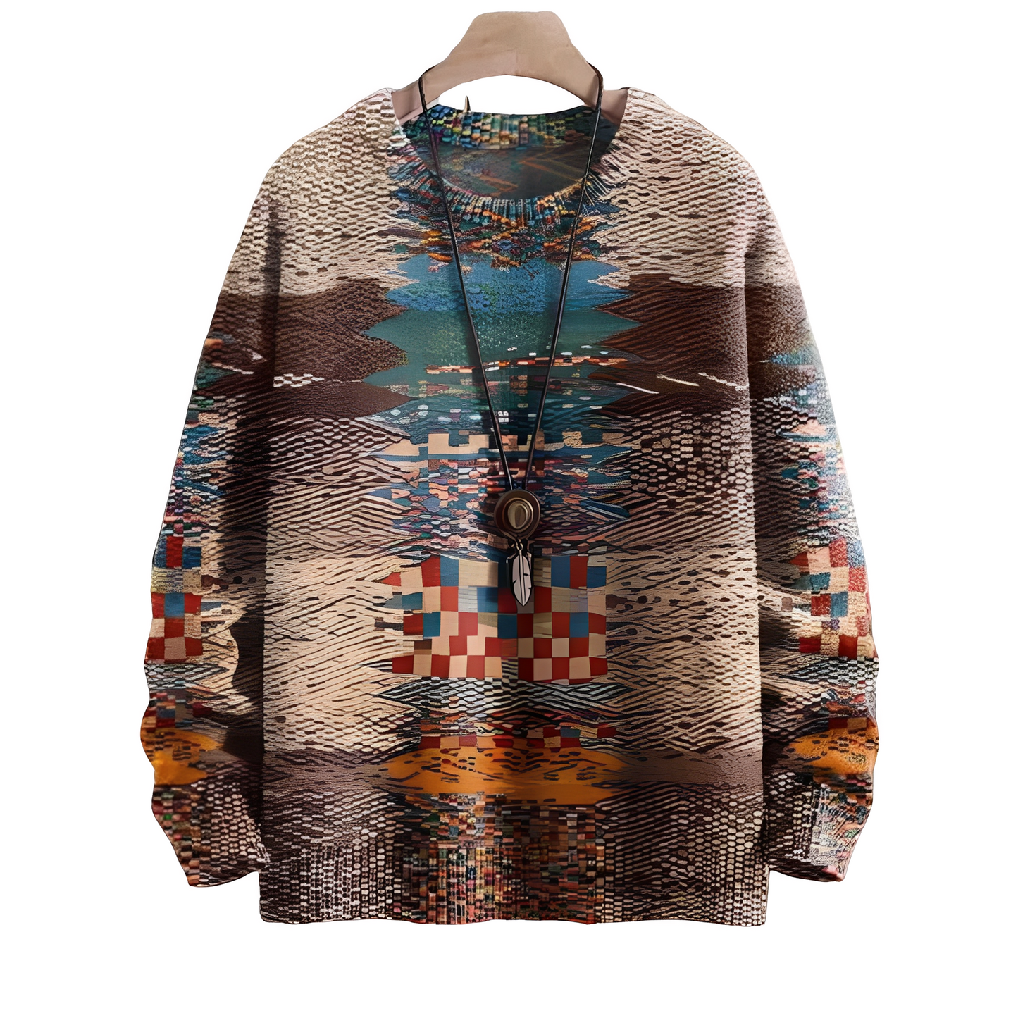 Eugene - Pull en laine à rayures tendance pour hommes