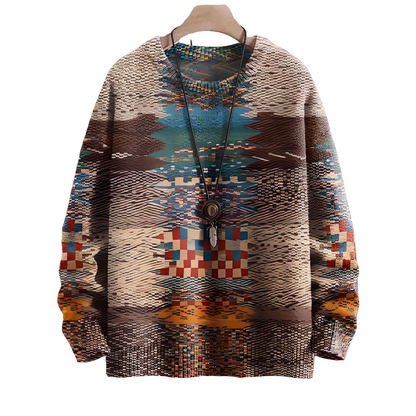 Eugene - Pull en laine à rayures tendance pour hommes