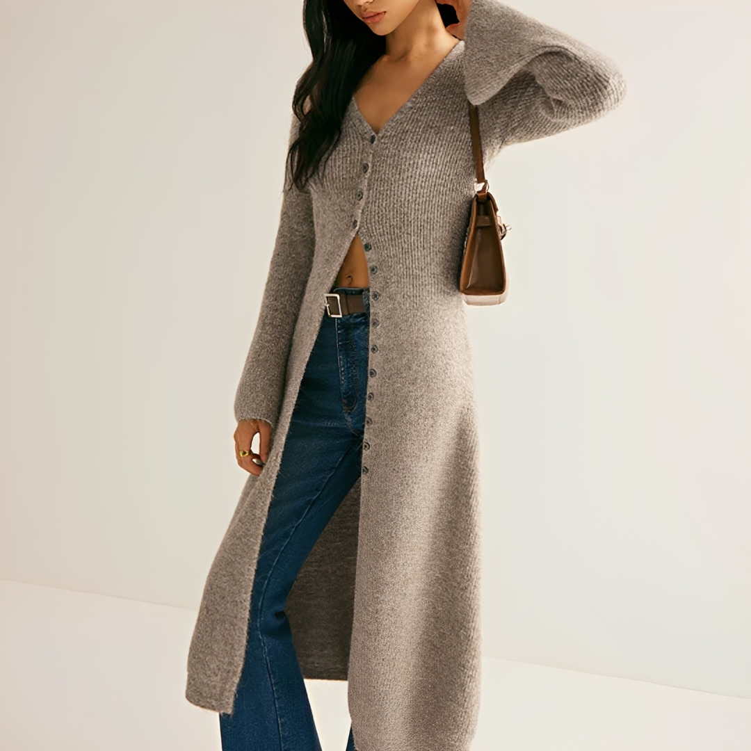 Zoey - Robe élégante col en V