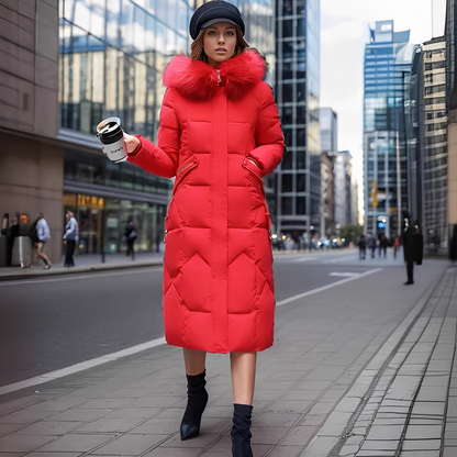 Marcellette - Manteau matelassé d'hiver avec capuche pour femmes