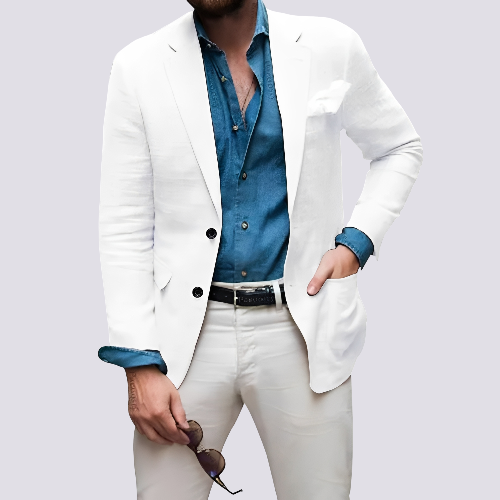 Glenn - Veste élégante pour hommes avec boutons