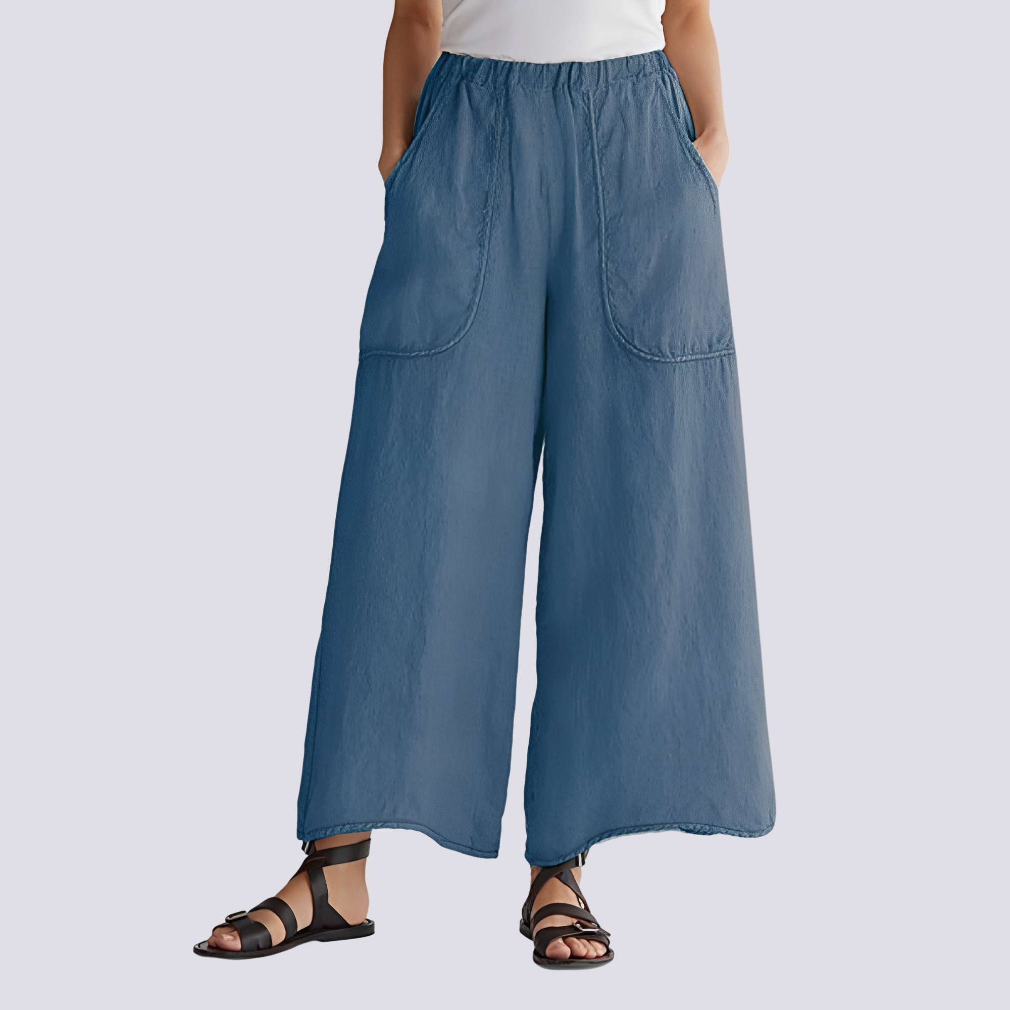 Angela - Pantalon décontracté à jambes larges pour femmes