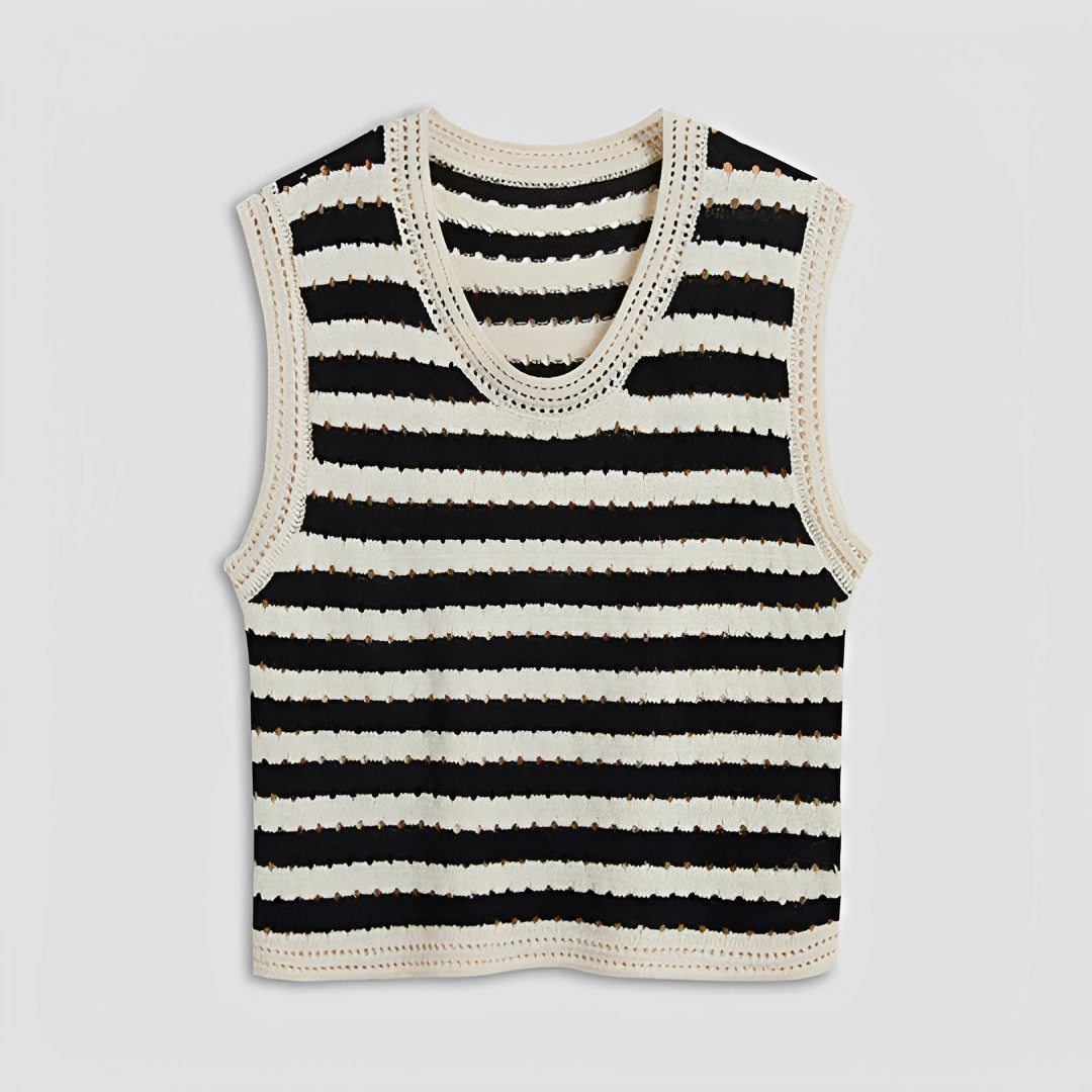 Eloise - Gilet rayé classe