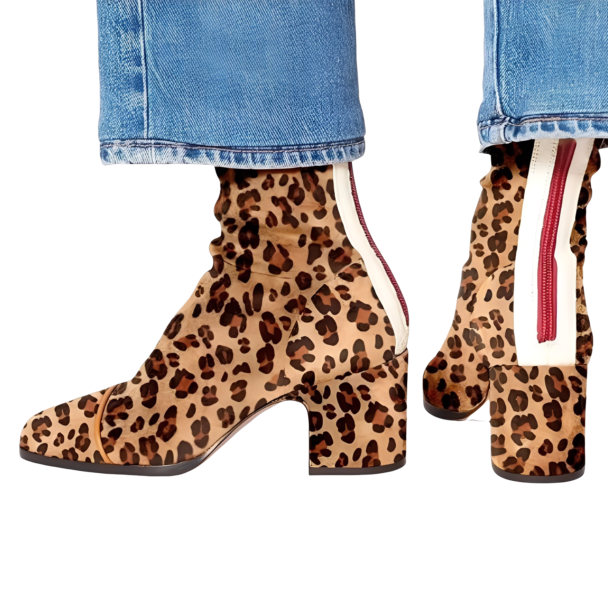Juliana - Bottines chics avec talon carré pour femmes