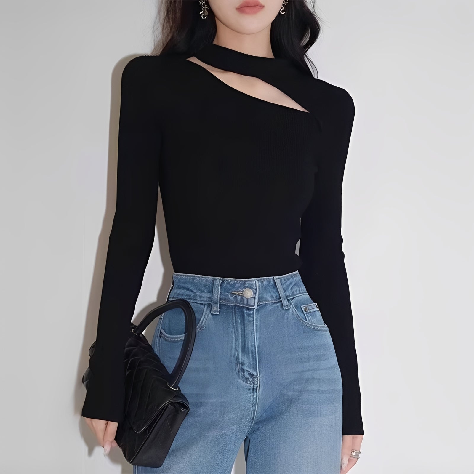 Kiarra - Haut chic avec asymétrie