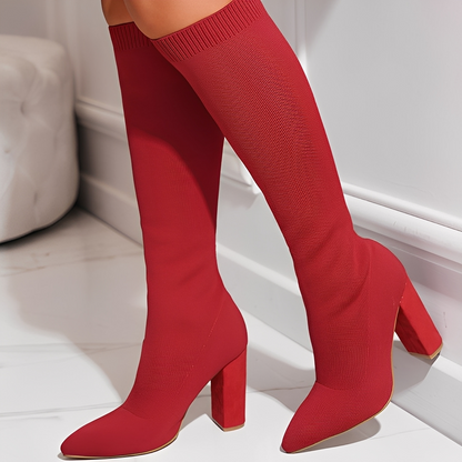 Marilyne - Élégantes bottines tricotées pour femmes