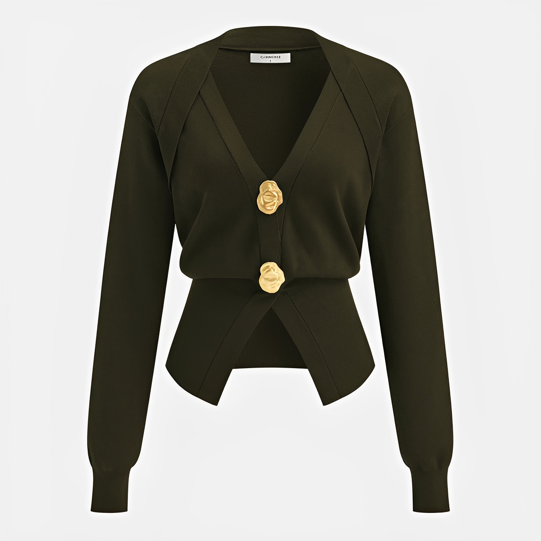 Kisha - Gilet Chic au Col en V