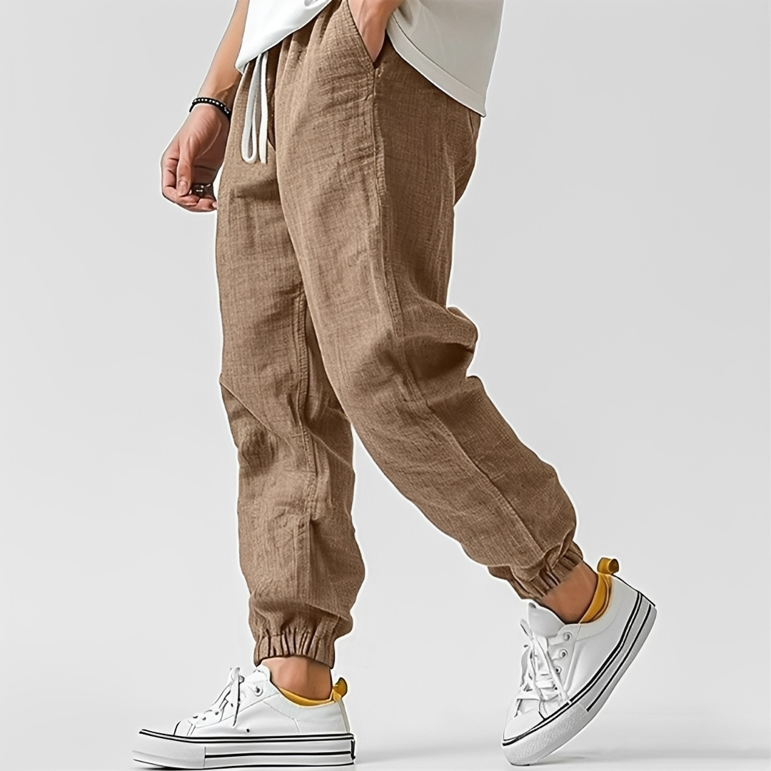 Robin - Un pantalon d'été élégant et polyvalent pour homme