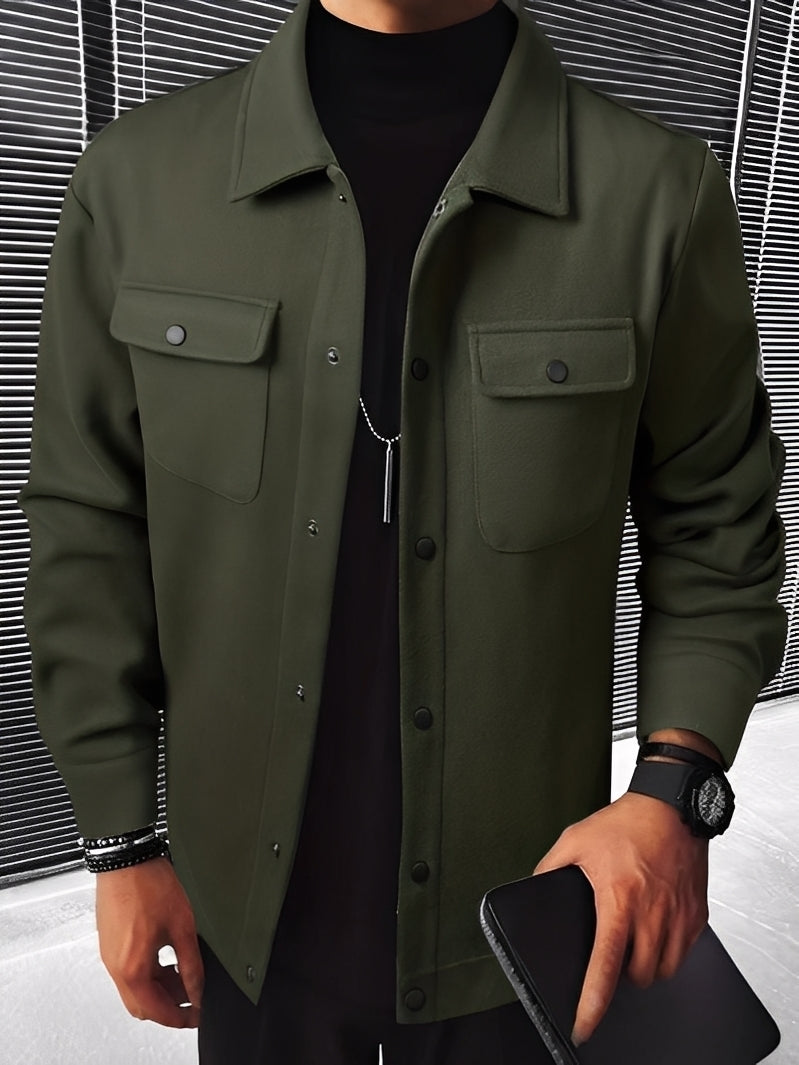 Clinton - Blazer moderne avec col à revers et poches pour homme