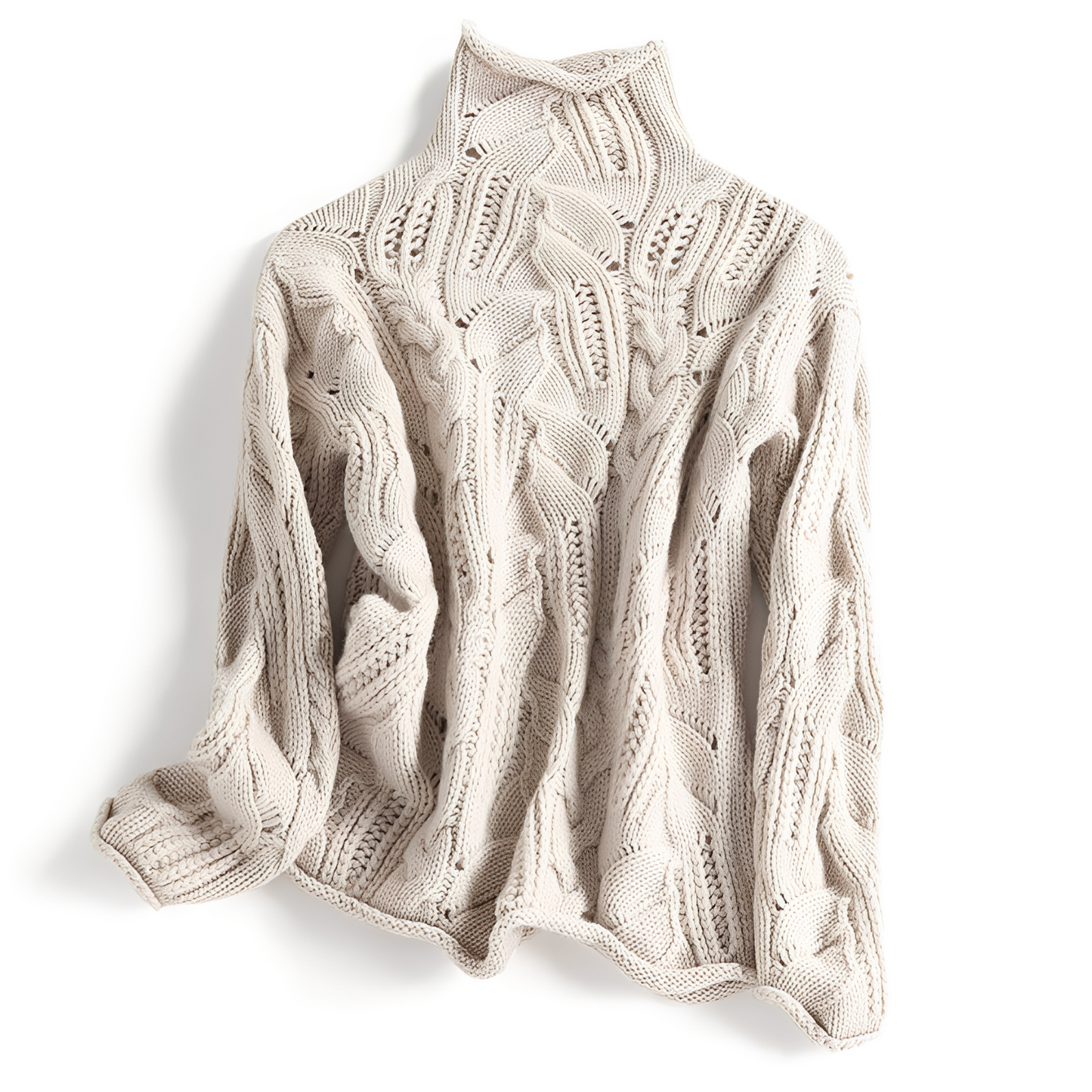 Lillie - Schicker Kaschmirpullover mit Stehkragen für Damen