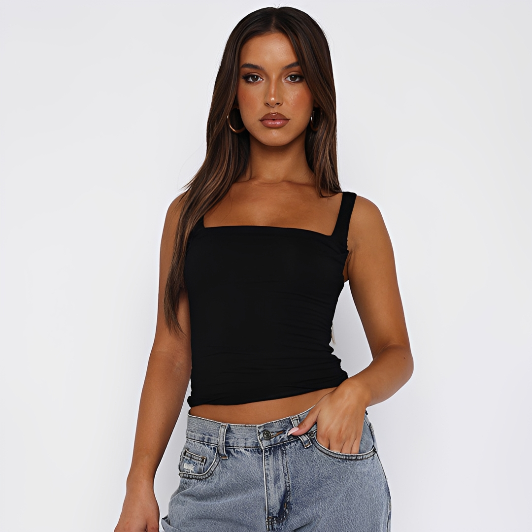 Genevieve - Haut Cami Uni Sans Effort