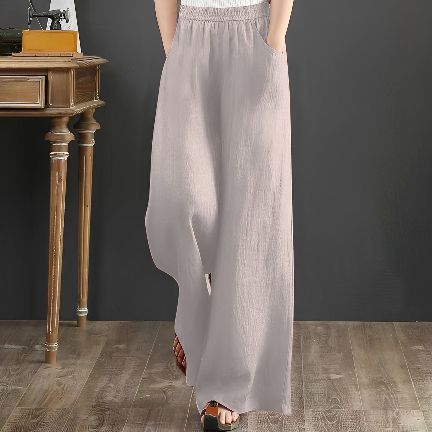 Dorothy - Pantalon confortable à jambes larges pour femmes