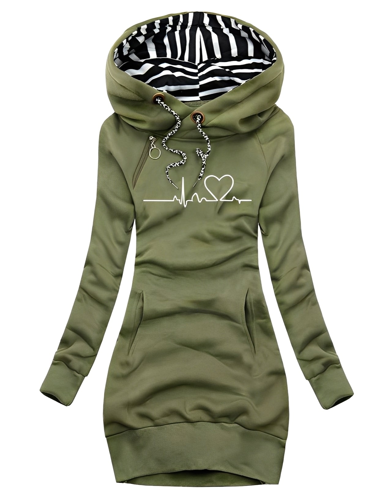 Jaidyn - Robe pull à capuche chic pour femmes