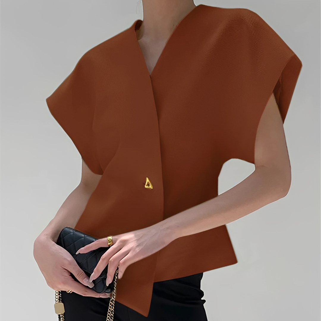 Ariella - Blouse élégante à col en V