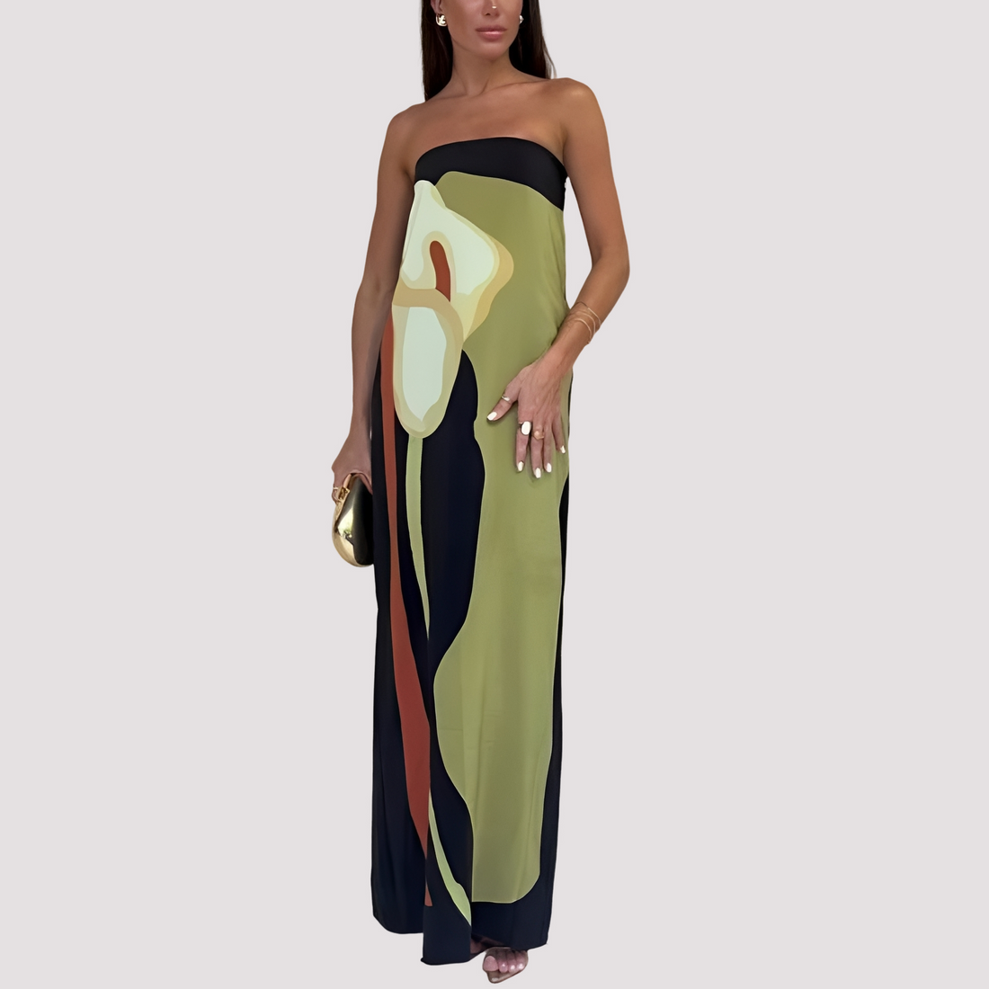 Samara - Robe longue élégante sans bretelles