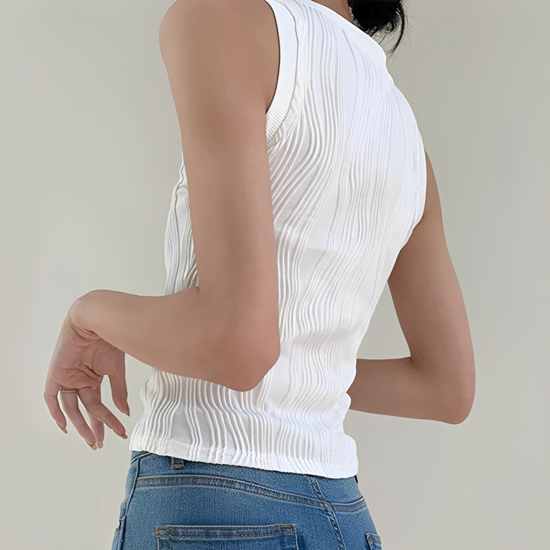 Stephanie - Haut sans manches élégant et tendance