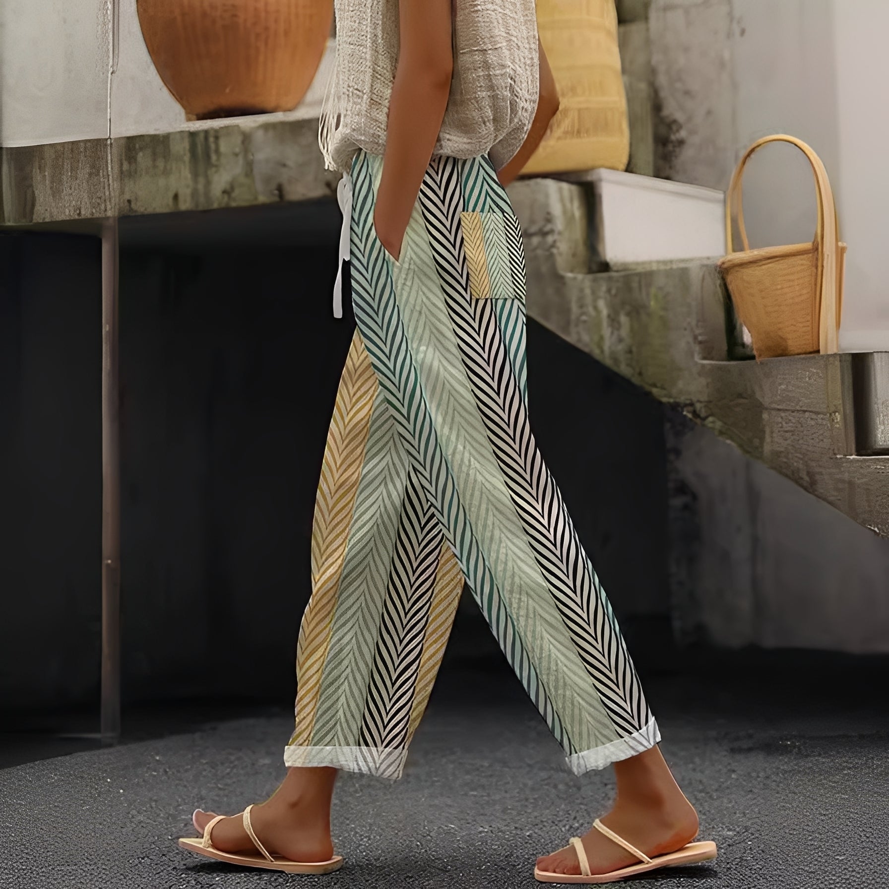 Tansy - Un pantalon d'été élégant pour femme