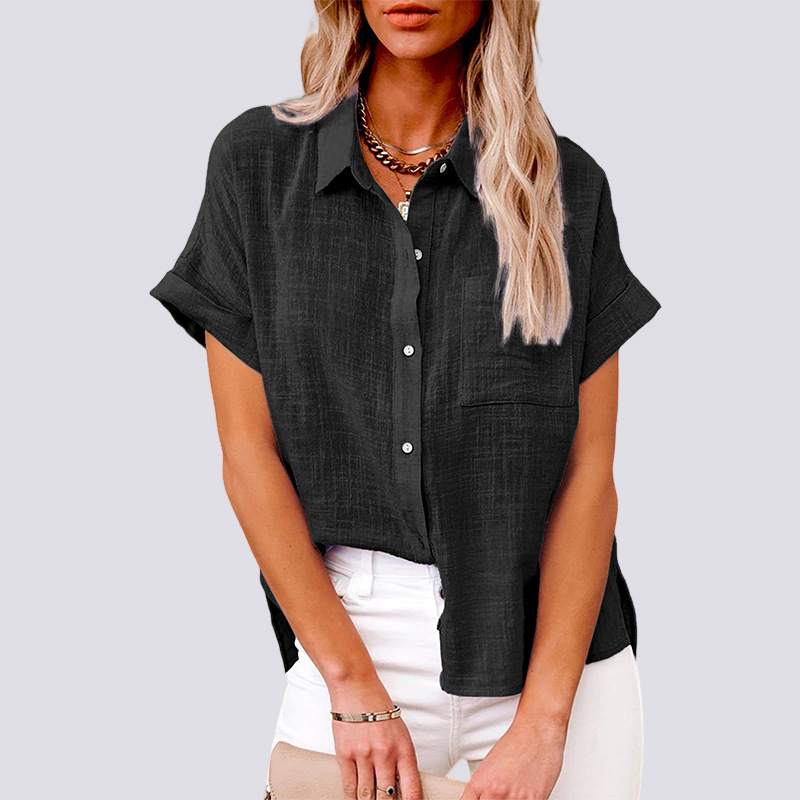 Nicole - Blouse à manches courtes avec poche