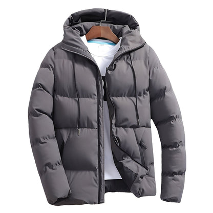 Robert - Stylish quilted jacket with hood for men