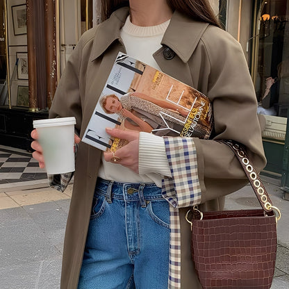 Connie - Long modern coat for women