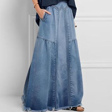 Nella - Jupe en jean élégante avec poche pour femmes