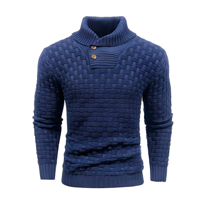 Weldon - Pull col roulé chic pour hommes