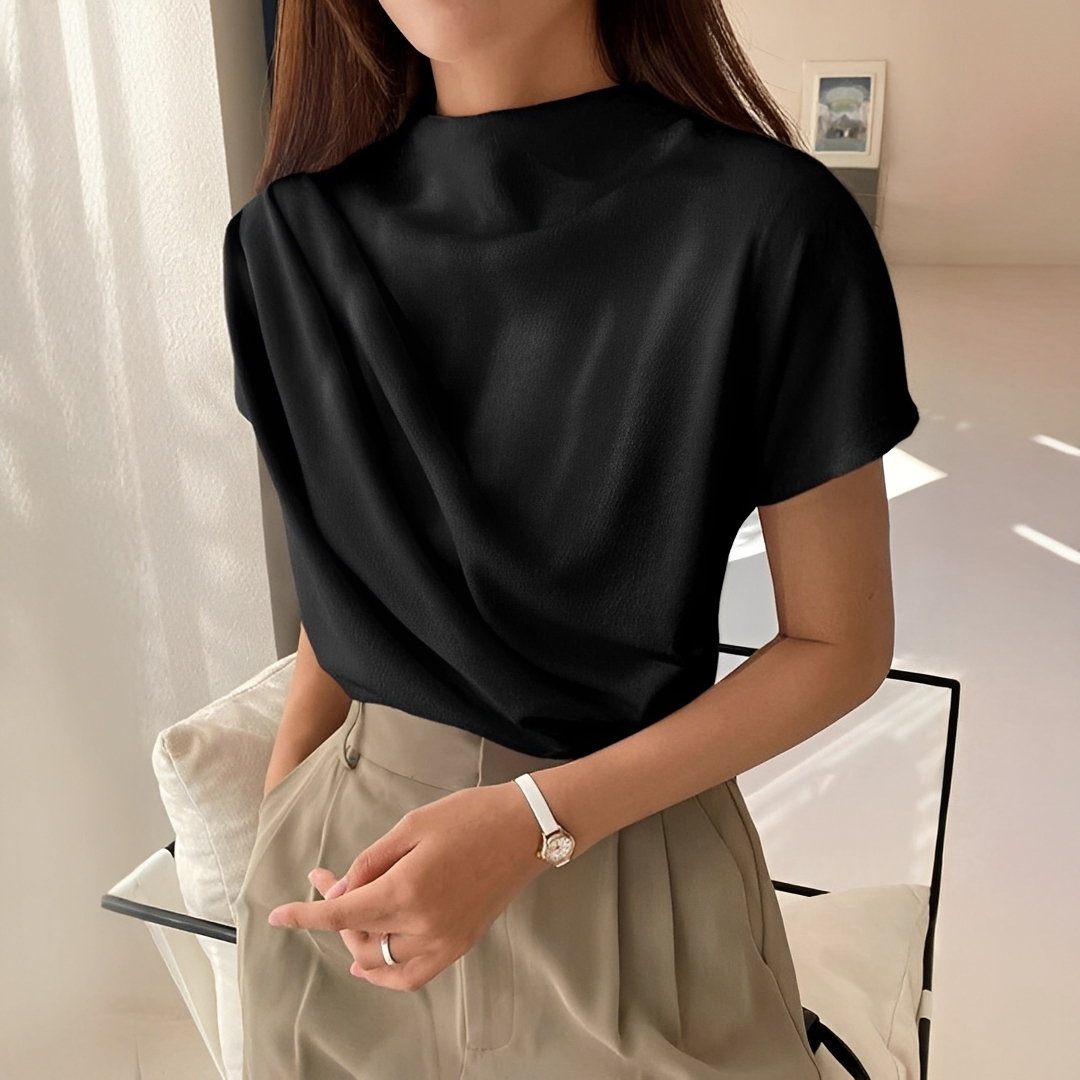 Janica - Blouse Décontractée à Manches Courtes