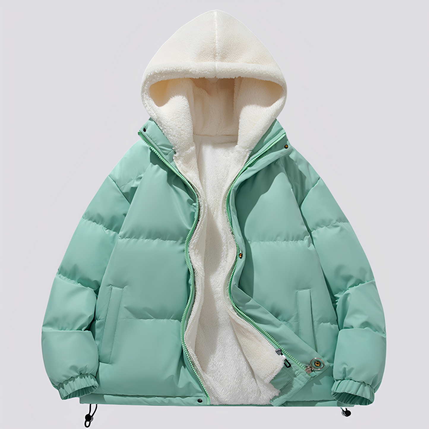 Gary - Veste chaude avec capuche et zip pour homme