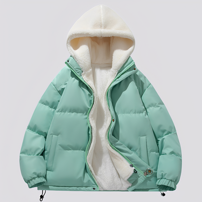 Gary - Veste chaude avec capuche et zip pour homme